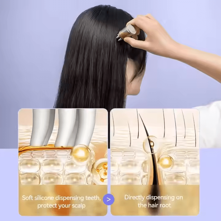 The Hair FuelSoft Silicone Scalp Oil Applicator – Targeted Hair Growth Activation
