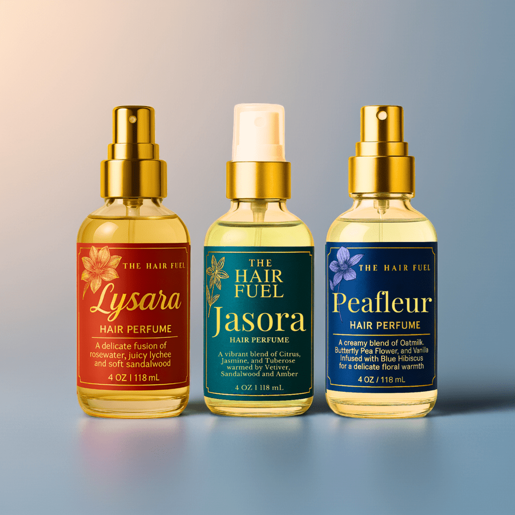 Floral Hair Perfume Mini Trio | Clean, Luxurious & Botanical ScentsThe Hair Fuel