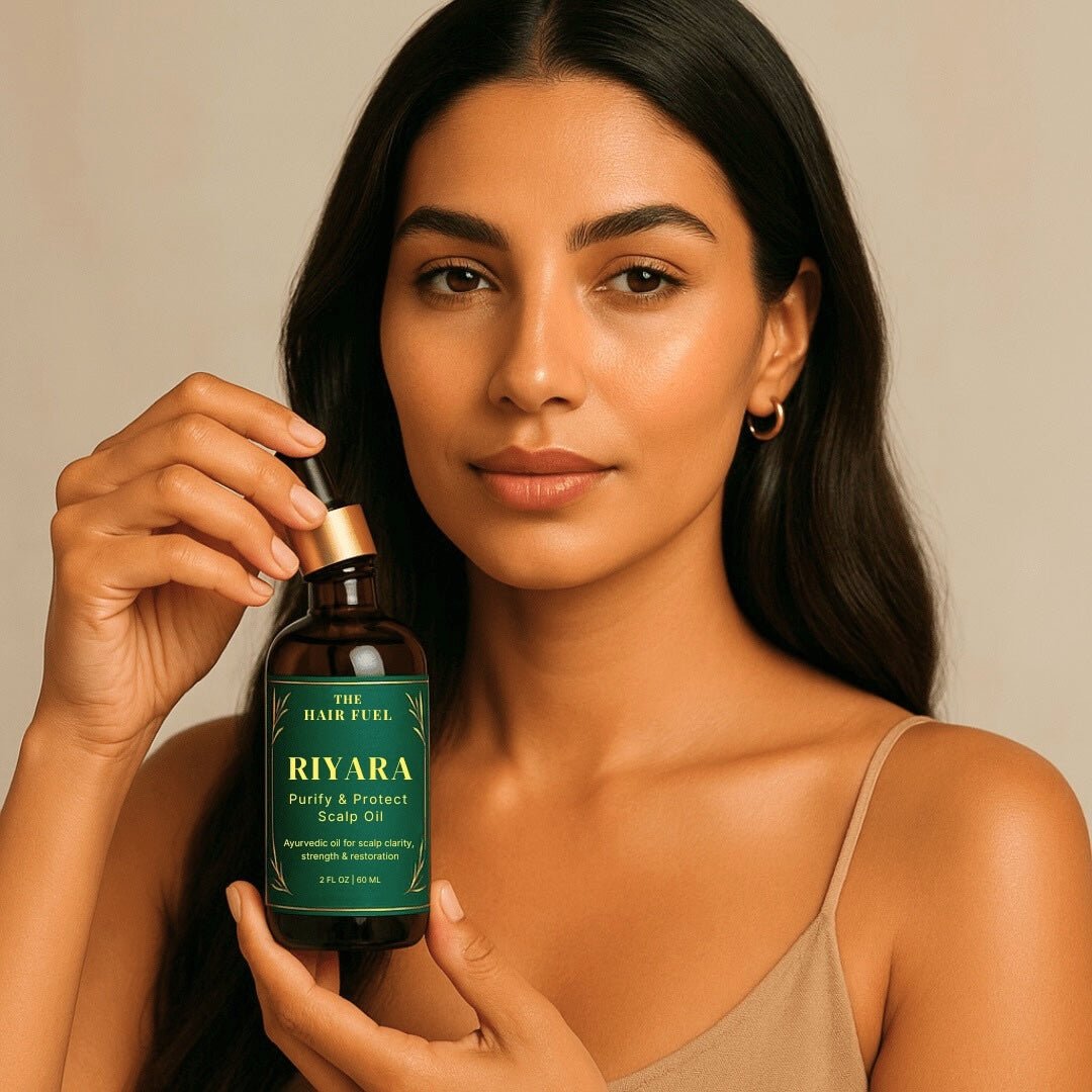 The Hair FuelRiyara Root | Applicator Scalp Oil & Oil Activator Brush Duo