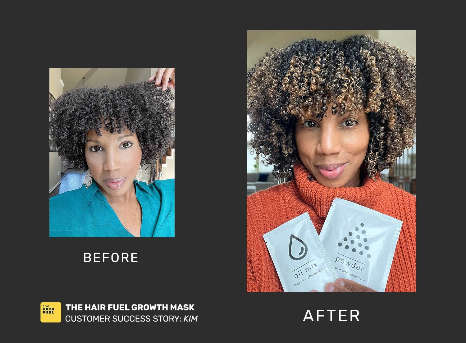 Hair growth success story: Kim - The Hair Fuel