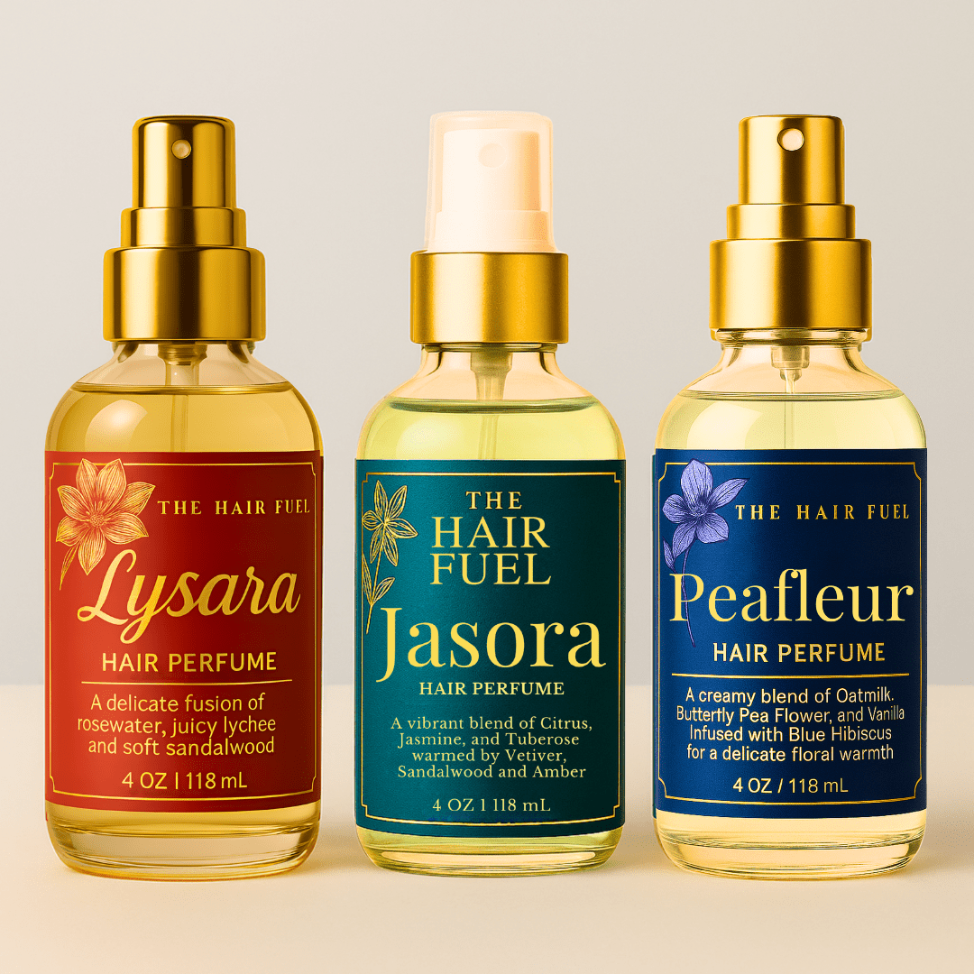 The Hair FuelFloral Hair Mist Trio - 3 Clean Beauty Scents for All Hair Types