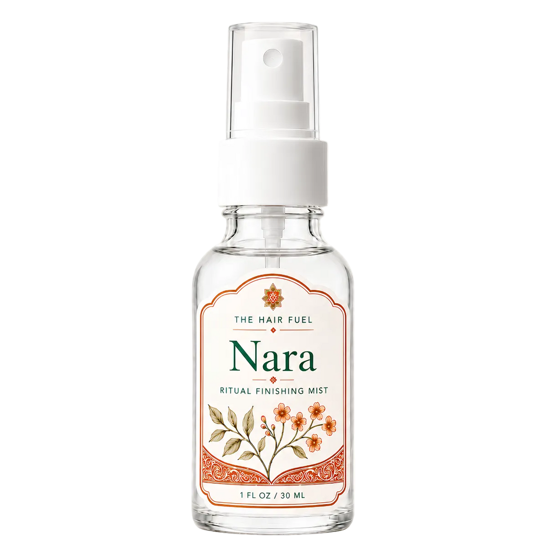 Nara Ritual Finishing Mist bottle on a white background