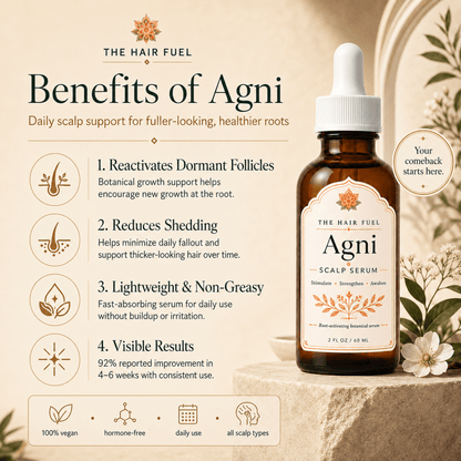 Agni Growth | Concentrated Daily Root Renewal Scalp SerumThe Hair Fuel
