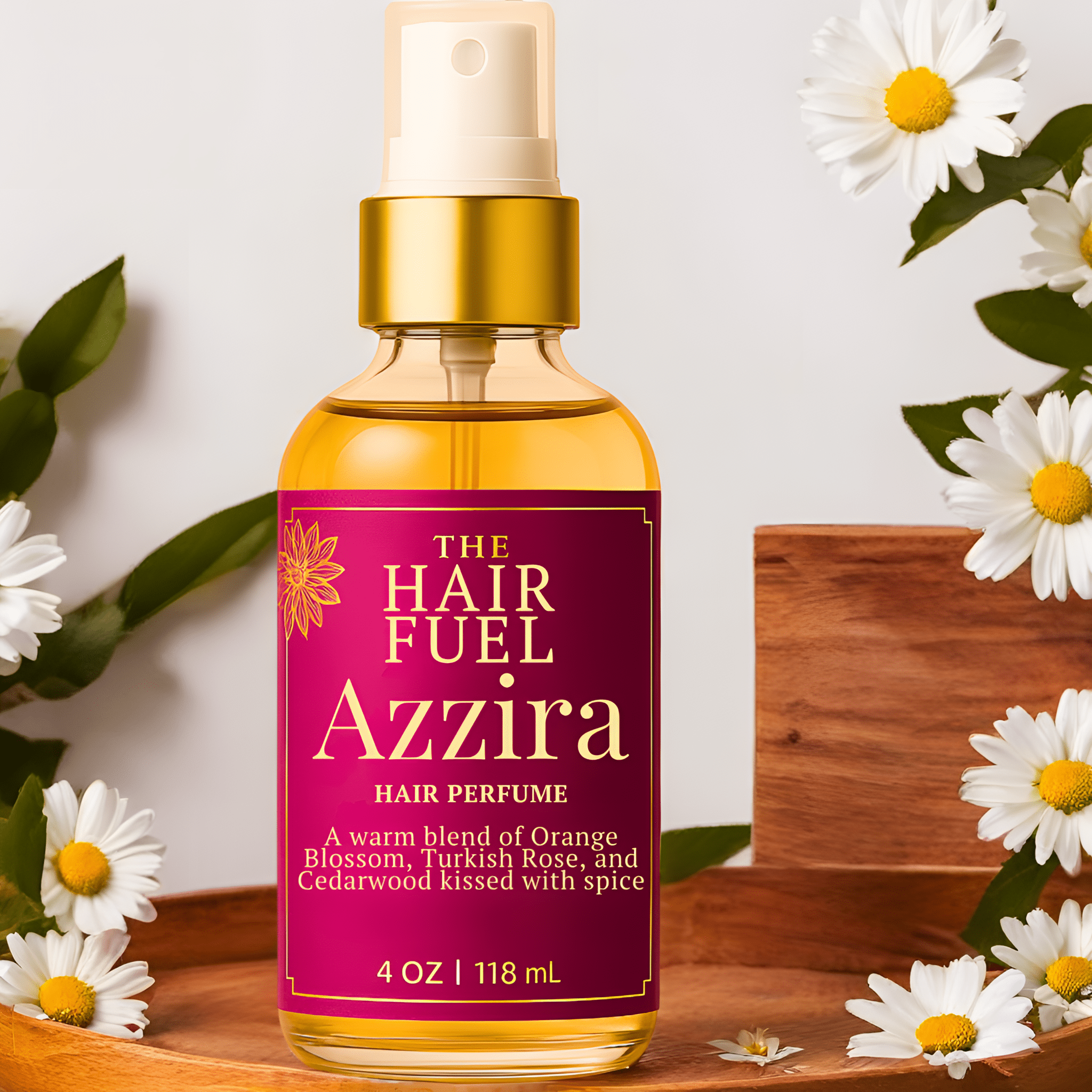 Azzira Hair Perfume – Exotic Floral Hair Mist | Long - Lasting &amp; Lightweight The Hair Fuel