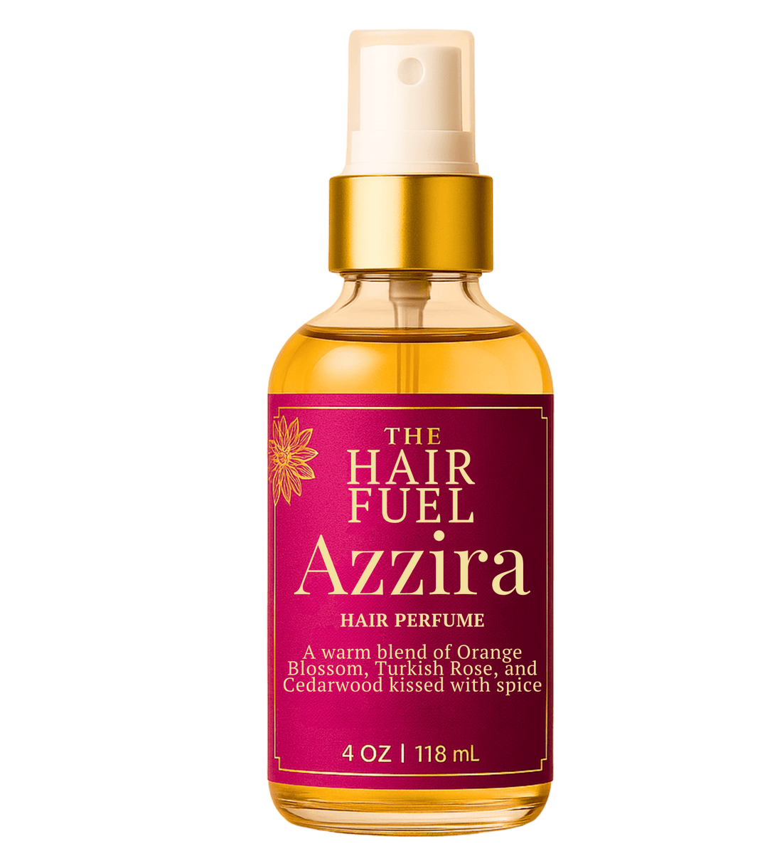 Azzira Hair Perfume – Exotic Floral Hair Mist | Long - Lasting &amp; Lightweight The Hair Fuel