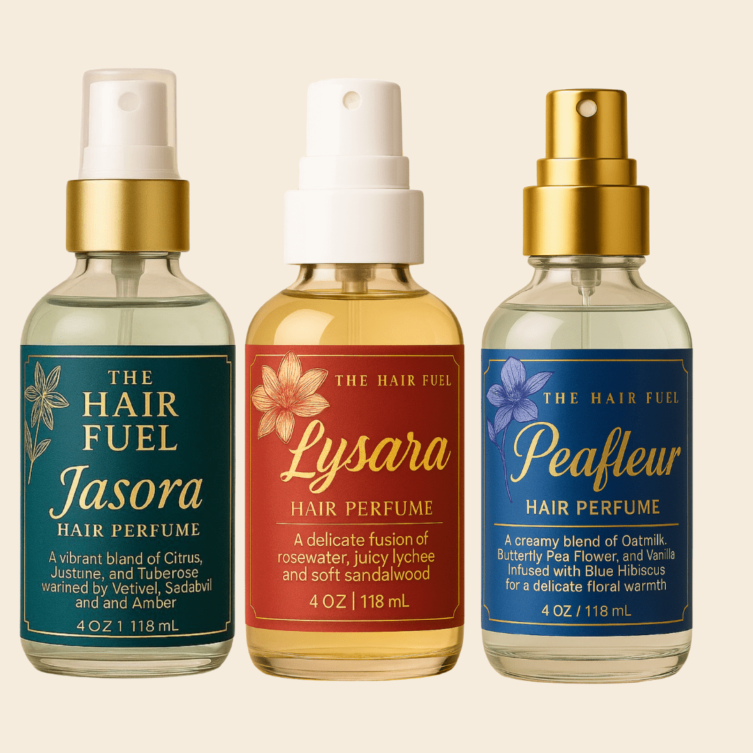 Floral Hair Mist Trio - 3 Clean Beauty Scents for All Hair TypesThe Hair Fuel