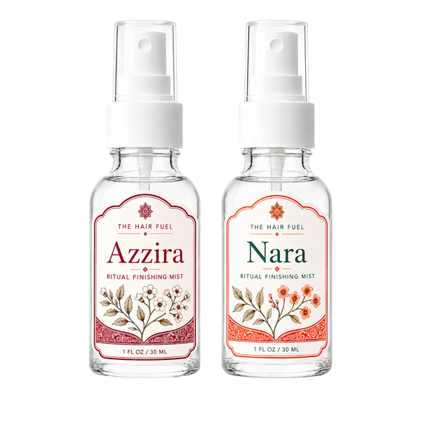Golden Botanical Hair Perfume Duo | Alcohol-Free Mist – The Hair Fuel