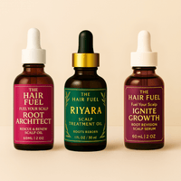 The Hair FuelHair Growth Oil & Serum Trio – Riyara, Ignite & Root Architect