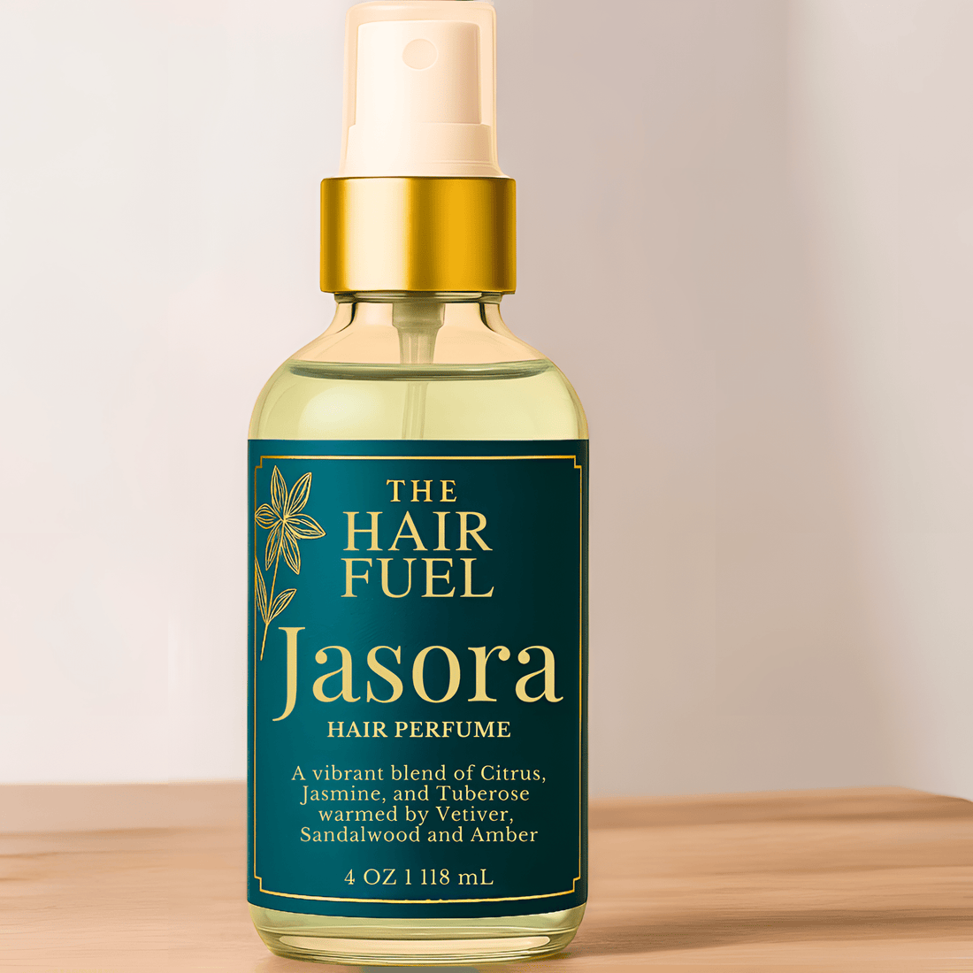 Jasora Hair Perfume – Fresh Citrus &amp; Floral Hair Mist | Long - Lasting &amp; LightweightThe Hair Fuel