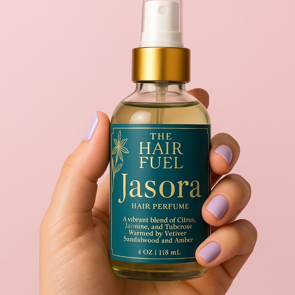 Jasora Hair Perfume – Fresh Citrus &amp; Floral Hair Mist | Long - Lasting &amp; LightweightThe Hair Fuel