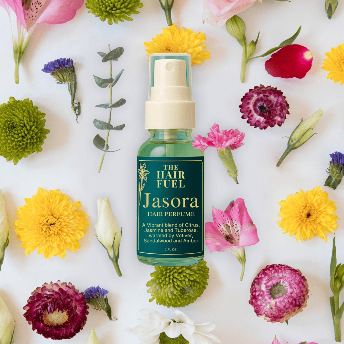 Jasora Hair Perfume Fresh Citrus &amp; Floral Mist | The Hair FuelThe Hair Fuel