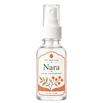 Nara Ritual Finishing Mist bottle on a white background
