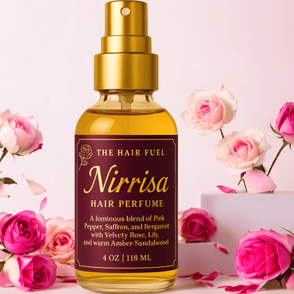 Nirrisa Hair Perfume – Luxurious Floral Hair Mist | Long - Lasting &amp; LightweightThe Hair Fuel