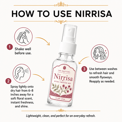 Nirrisa Hair Perfume Luxurious Floral MistThe Hair Fuel
