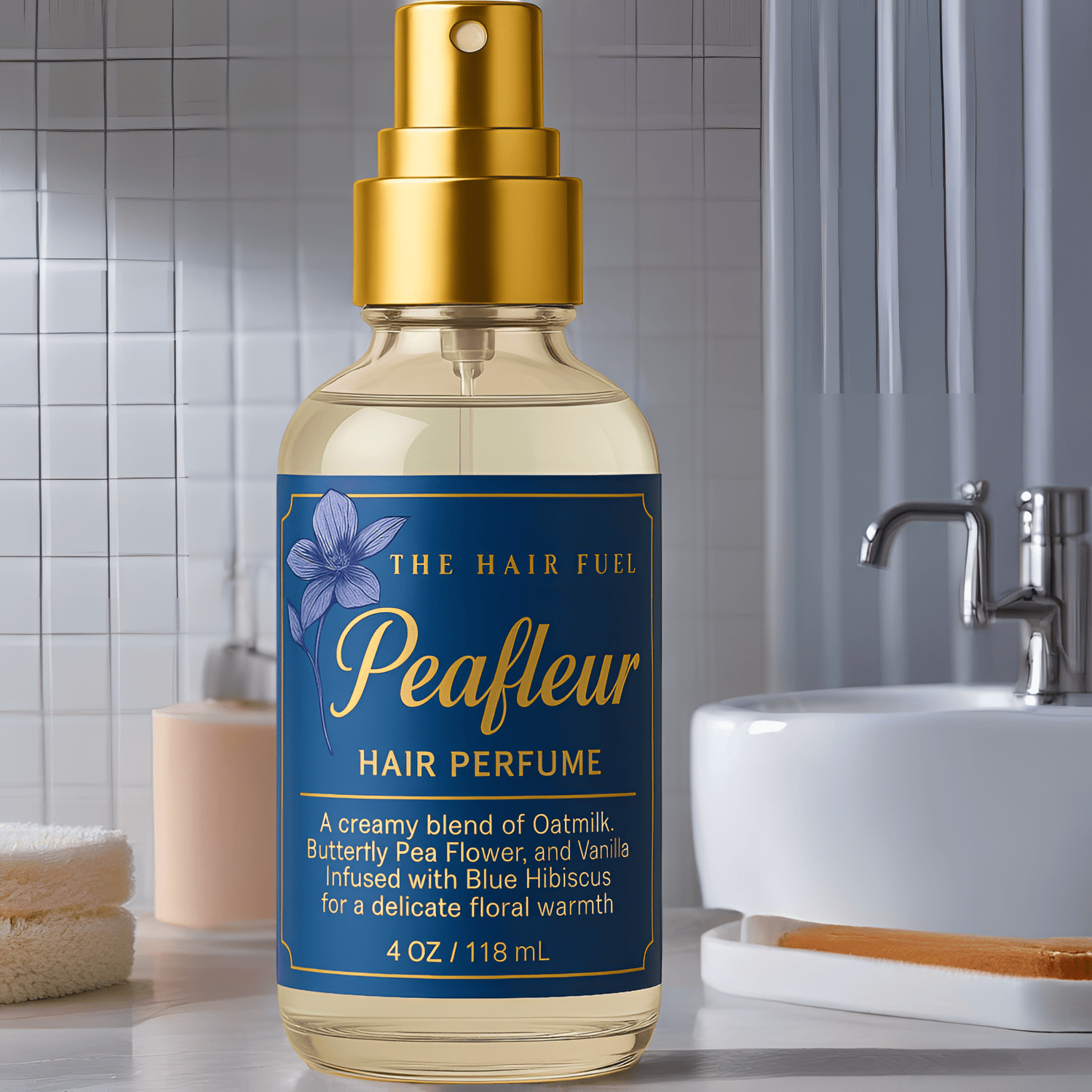 Peafleur - Hair Perfume – Creamy Floral Hair Mist | Soft &amp; Lightweight ScentThe Hair Fuel