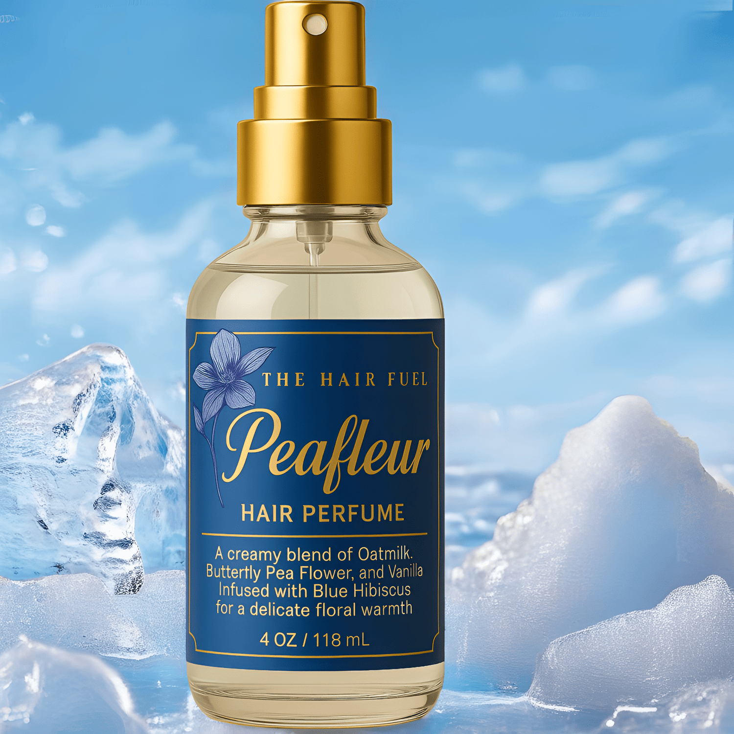 Peafleur - Hair Perfume – Creamy Floral Hair Mist | Soft &amp; Lightweight ScentThe Hair Fuel