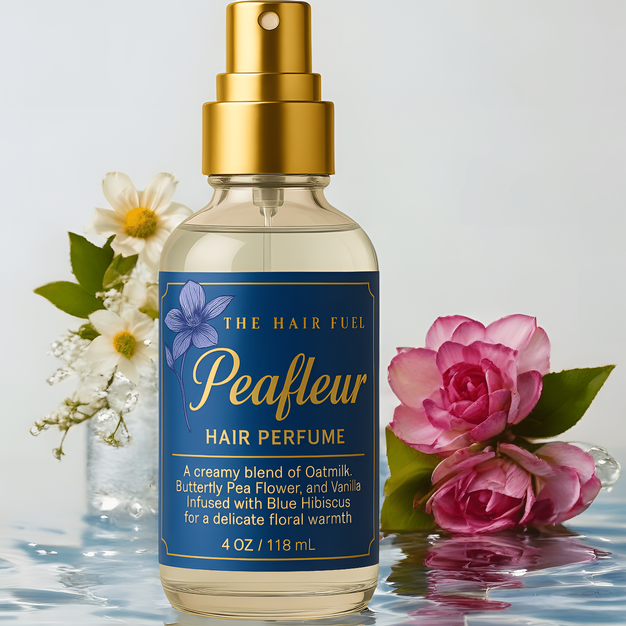Peafleur - Hair Perfume – Creamy Floral Hair Mist | Soft &amp; Lightweight ScentThe Hair Fuel