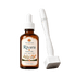 Riyara scalp oil bottle with a white tool on a white background