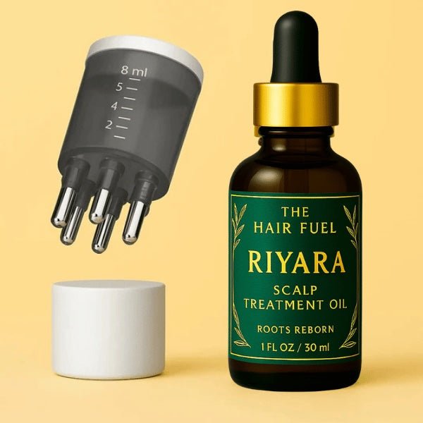 Riyara Scalp Revival Duo - Oil + Precision Applicat Brush for Hair GrowthThe Hair Fuel