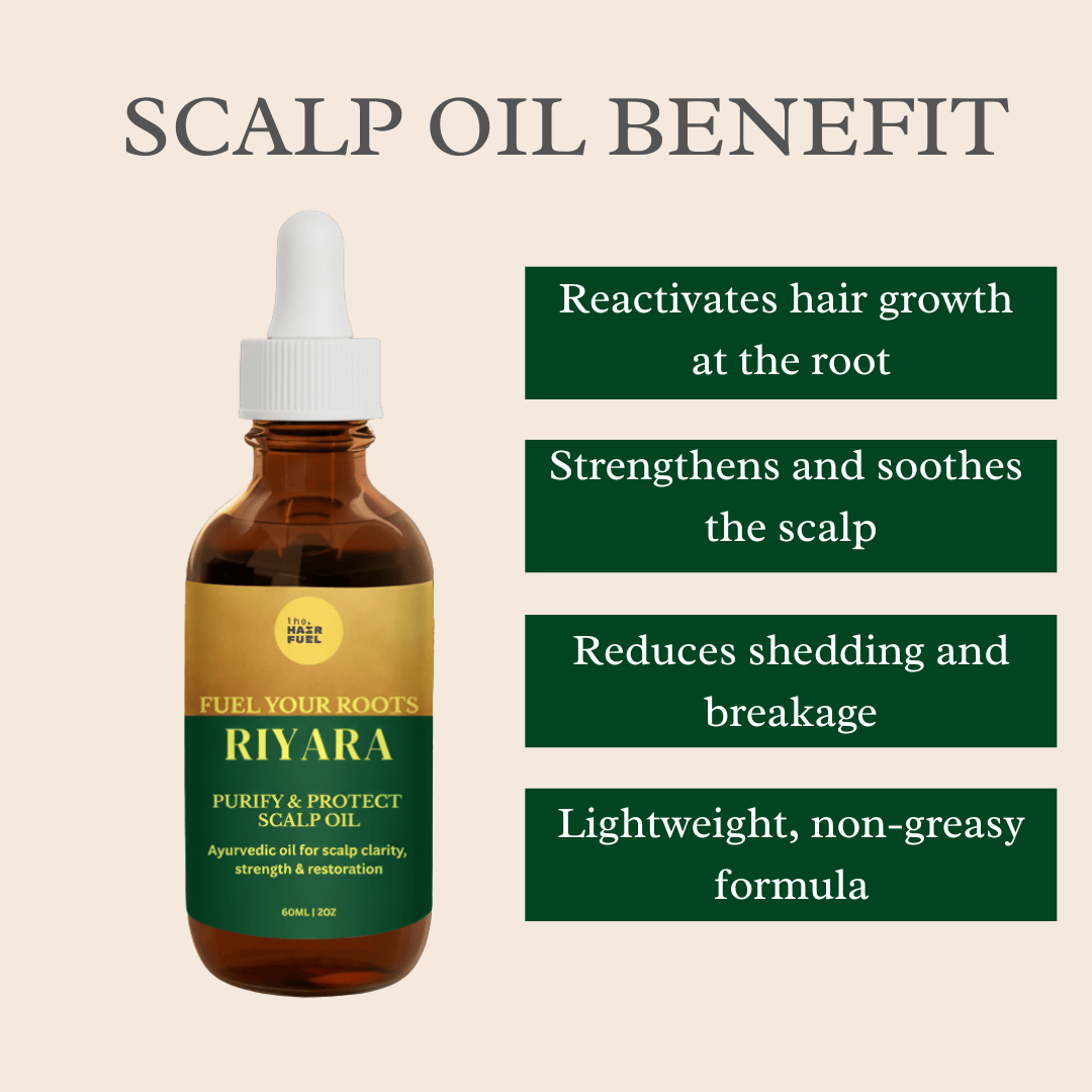 Riyara Scalp Revival Duo - Oil + Precision Applicator Brush for Hair GrowthThe Hair Fuel