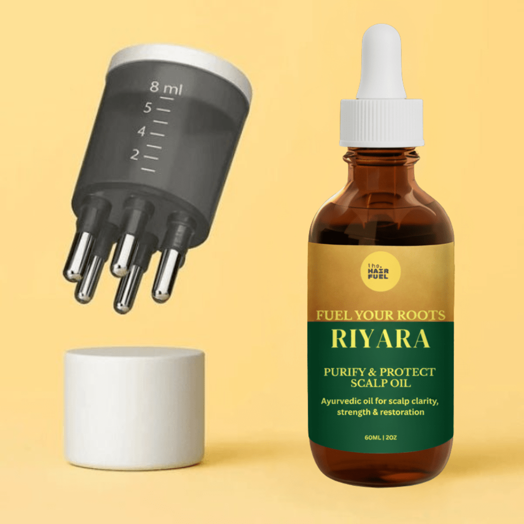 Riyara Scalp Revival Duo - Oil + Precision Applicator Brush for Hair GrowthThe Hair Fuel