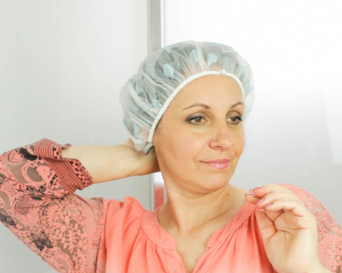 Shower Cap for Hair Treatments – Reusable Cap for Oils &amp; MasksThe Hair Fuel