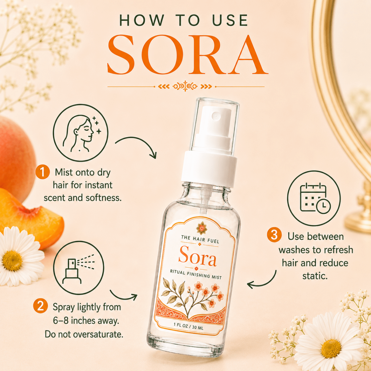 Sora Hair Perfume MistThe Hair Fuel