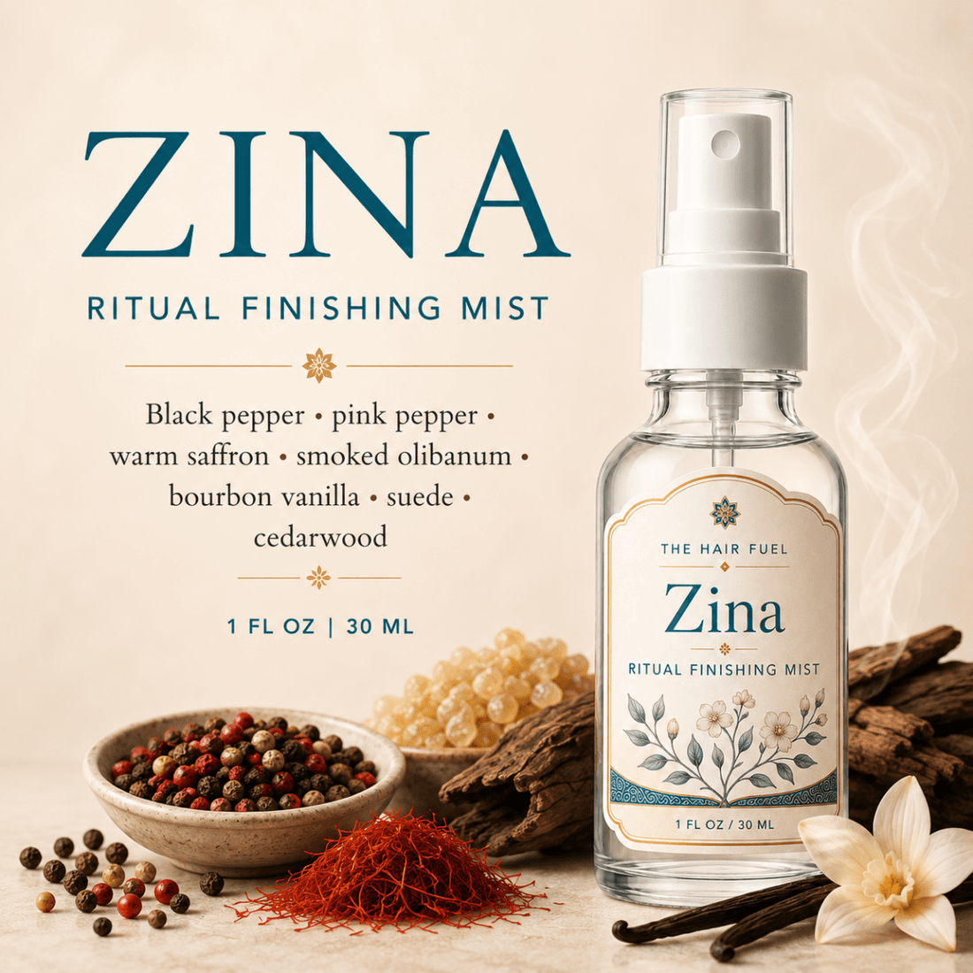 Zina Hair Perfume MistThe Hair Fuel